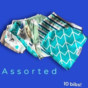 Baby bandana drool bibs TEN!